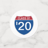 Template INTERSTATE signa Class of 20XX Konfetti (Klein Vorderseite)