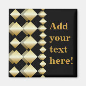 Template Magnet - Anpassen von Gold Black (Vorne)