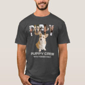 Template Men's T-Shirts Pet Puppy Custom Photo  (Vorderseite)