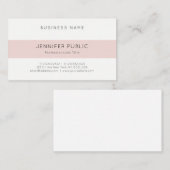 Template Modernes Minimal Elegant Sleek Beruflich Visitenkarte (Vorne/Hinten)