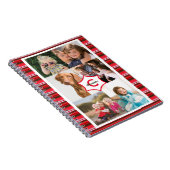 Template Monogram für persönliche Fotos Notizblock (Rechte Seite)