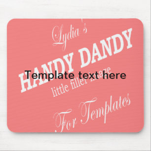 Template Mousepad - Behalten