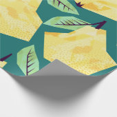 Template nahtlos Muster mit Birnen. Wasserfarbe Geschenkpapier (Ecke)