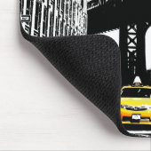 Template Nyc New York City Yellow Taxi Brooklyn Mousepad (Ecke)