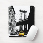Template Nyc New York City Yellow Taxi Brooklyn Mousepad (Mit Mouse)