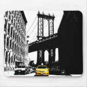 Template Nyc New York City Yellow Taxi Brooklyn Mousepad (Vorne)