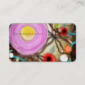 Template Pink Poppy Visitenkarte (Vorderseite)