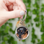 Template Schlüsselanhänger Foto & Name (Hand)