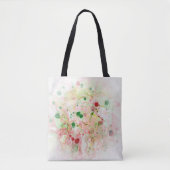 Template trendy Moderne Abstrakt rosa gelb Tasche (Vorderseite)