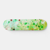 Template trendy Yellow Green Moderne Abstrakt Skateboard (Horizontal)