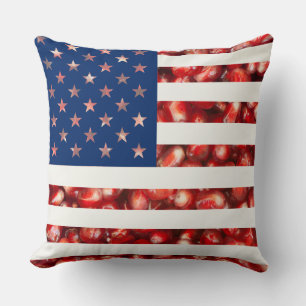 Template USA USA Pomegranat Kissen