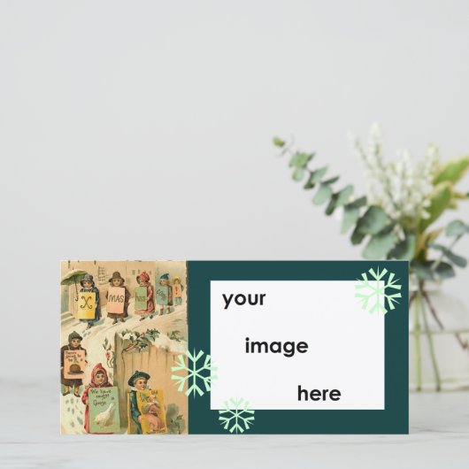 Template Vintag Parade Weihnachten (Stehend Vorderseite)