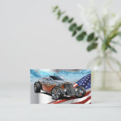 Template-Visitenkarte Visitenkarte (Stehend Vorderseite)