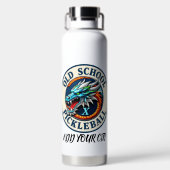 Template Wasserflasche Dragon X Team Pickleball Trinkflasche (Rückseite)