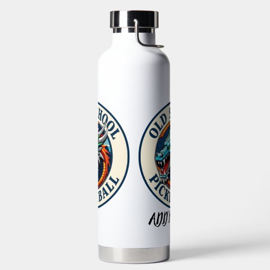 Template Wasserflasche Dragon X Team Pickleball Trinkflasche (links)