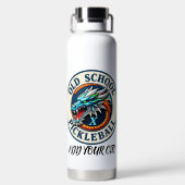 Template Water Bottle Dragon X team Pickleball Trinkflasche (Rückseite)