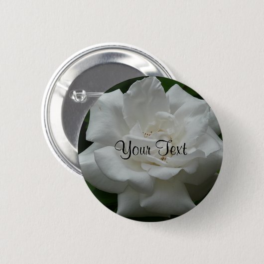 Template White Rose Button (Vorne & Hinten)