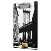 Template Yellow Taxi Brooklyn Bridge New York Klemmbrett (Links)