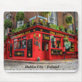 Temple Bar Dublin City Irland Mousepad (Vorne)