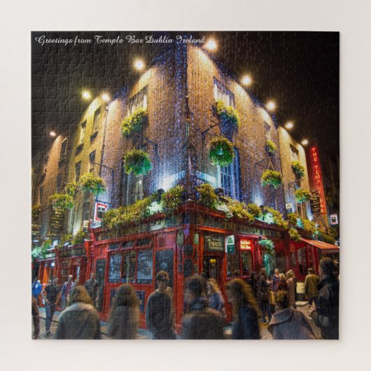 Temple Bar Dublin Irland. Jigsaw Puzzle (Vertikal)