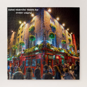 Temple Bar Dublin Irland. Jigsaw Puzzle