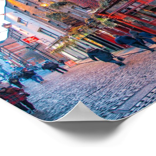 Temple Bar / Dublin Poster (Ecke)