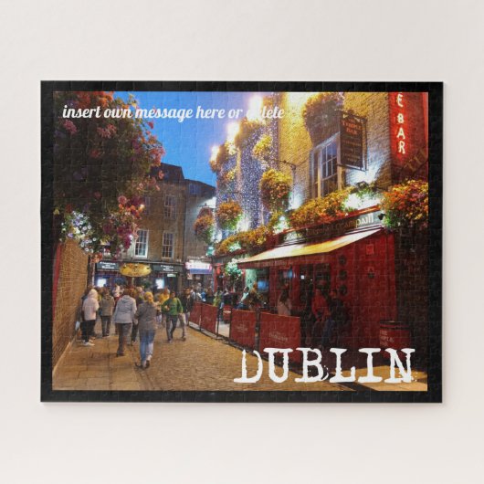 Temple Bar, Dublin, Sondertext Puzzle (Horizontal)