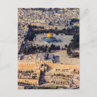 Temple Berg Alte Stadt Jerusalem Kuppel des Felsen Postkarte