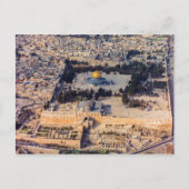 Temple Berg Alte Stadt Jerusalem Kuppel des Felsen Postkarte (Vorderseite)