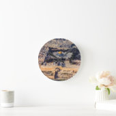 Temple Berg Alte Stadt Jerusalem Kuppel des Felsen Runde Wanduhr (Zuhause)