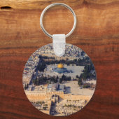 Temple Berg Alte Stadt Jerusalem Kuppel des Felsen Schlüsselanhänger (Vorderseite)