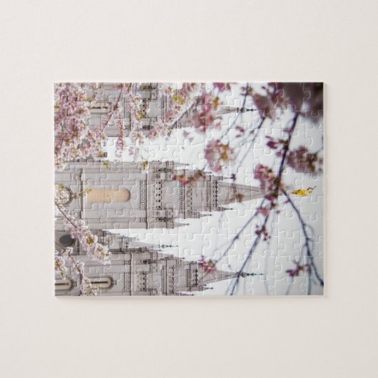 Temple Blooms Puzzle (Horizontal)