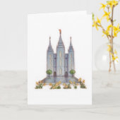 Temple Card Salz Lake City Karte (Gelbe Blume)