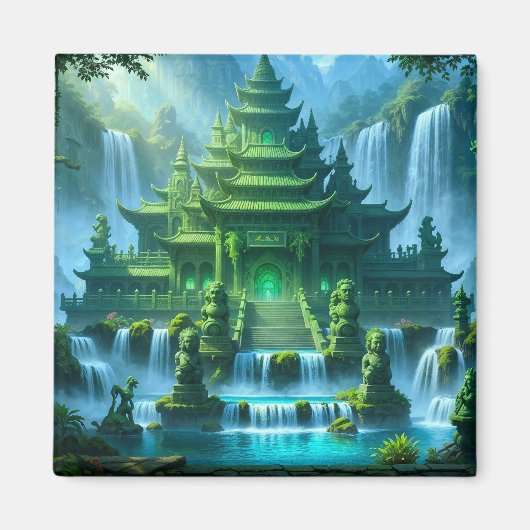 Temple Castle of the Secret Jade Throne Magnet (Vorne)