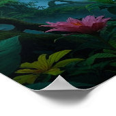 Temple Castle of the Secret Jade Throne Poster (Ecke)