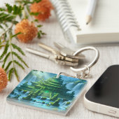 Temple Castle of the Secret Jade Throne Schlüsselanhänger (Vorderseite rechts)