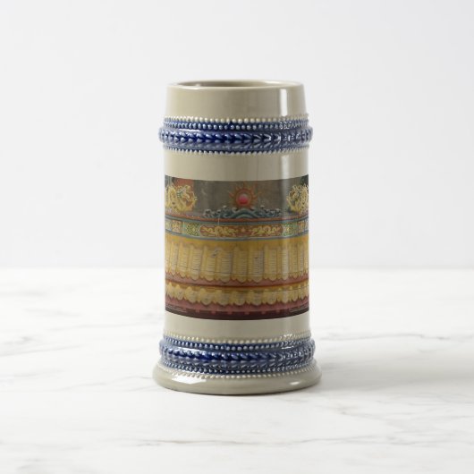 Temple Ceiling Gray / Blue 22 oz Stein Bierglas (Mittel)