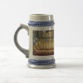 Temple Ceiling Gray / Blue 22 oz Stein Bierglas (Links)