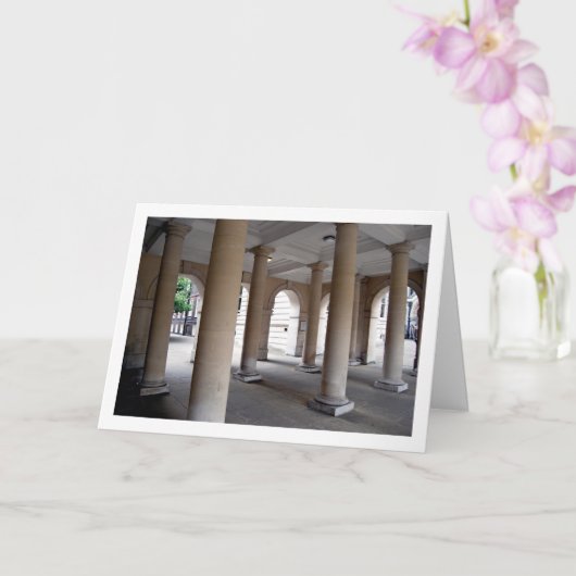 Temple Church, London, England Karte (Orchidee)