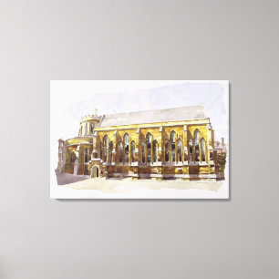 Temple Church Temple Leinwanddruck