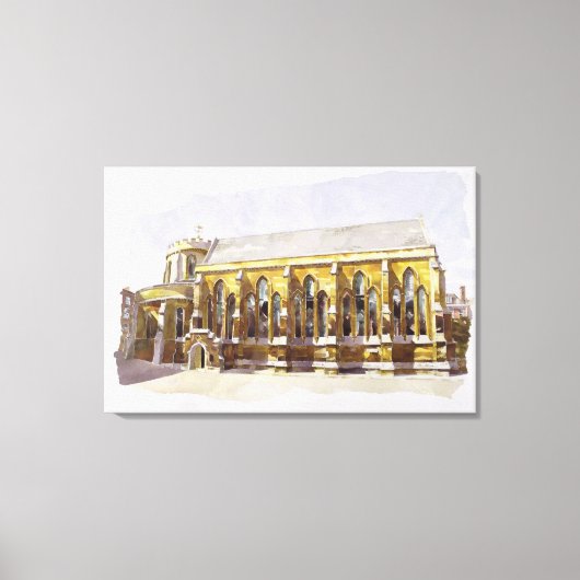 Temple Church Temple Leinwanddruck (Vorderseite)