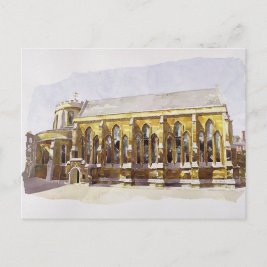 Temple Church Temple Postkarte (Vorderseite)