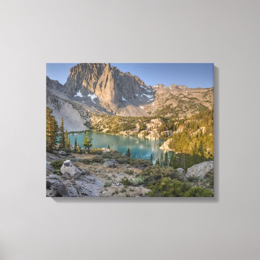 Temple Crag und der zweite See Leinwanddruck (Vorderseite)
