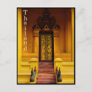 Temple Eintrittshilfen, Thailand Postkarte