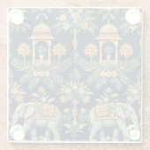 Temple Elephants Untersetzer (Rückseite)