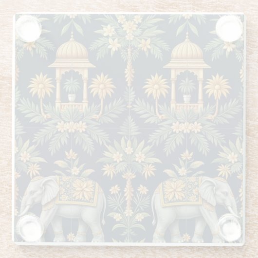 Temple Elephants Untersetzer (Rückseite)