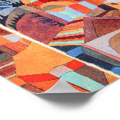 Temple Gardens (1920) von Paul Klee Poster (Ecke)