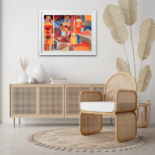 Temple Gardens (1920) von Paul Klee Poster