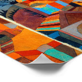 Temple Gardens : Paul Klee 1920 Poster (Ecke)