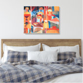 Temple Gardens | Paul Klee | Leinwanddruck (Insitu (Schlafzimmer))
